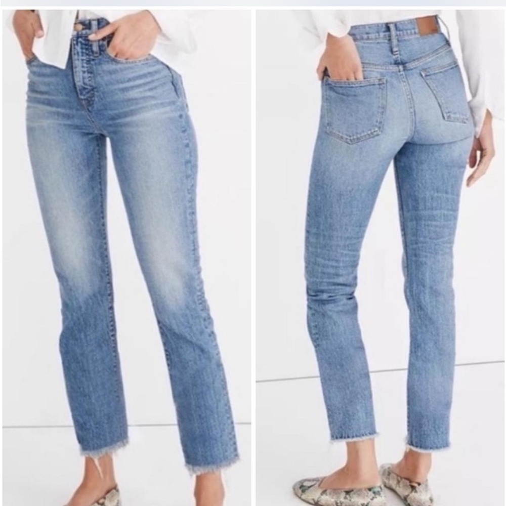 Madewell Stovepipe High Rise Jeans